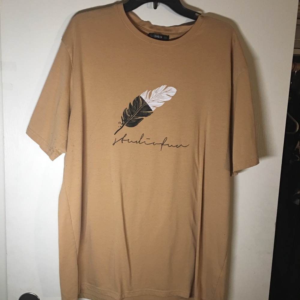 Shein Light Brown Shirt